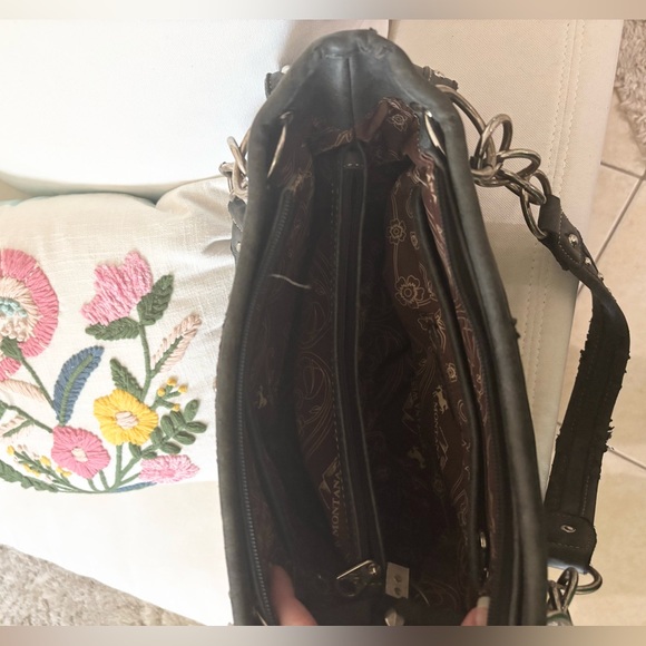 Montana West Skull Multicolored Rhinestone Shoulder Bag - Picture 8 of 10